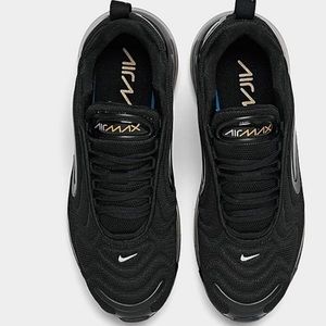 Nike air max 720 black/metallic gold